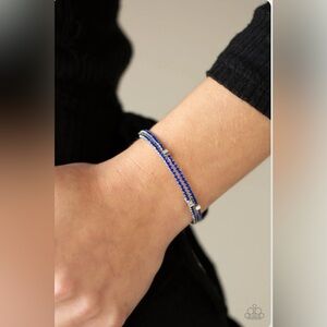Let Freedom Bling Blue Bracelet